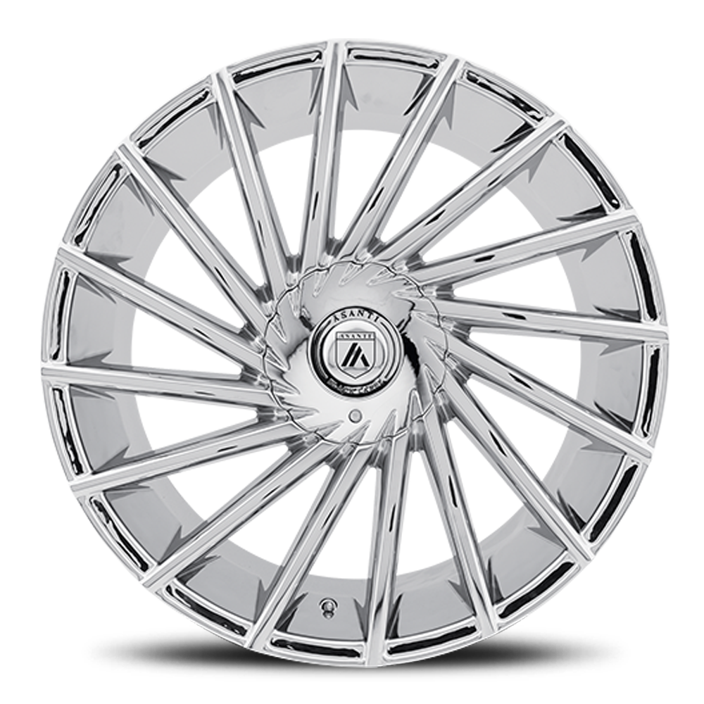 Asanti Black Label Matar 20x8.5" 6x135mm 100.5mm CB +30mm Chrome