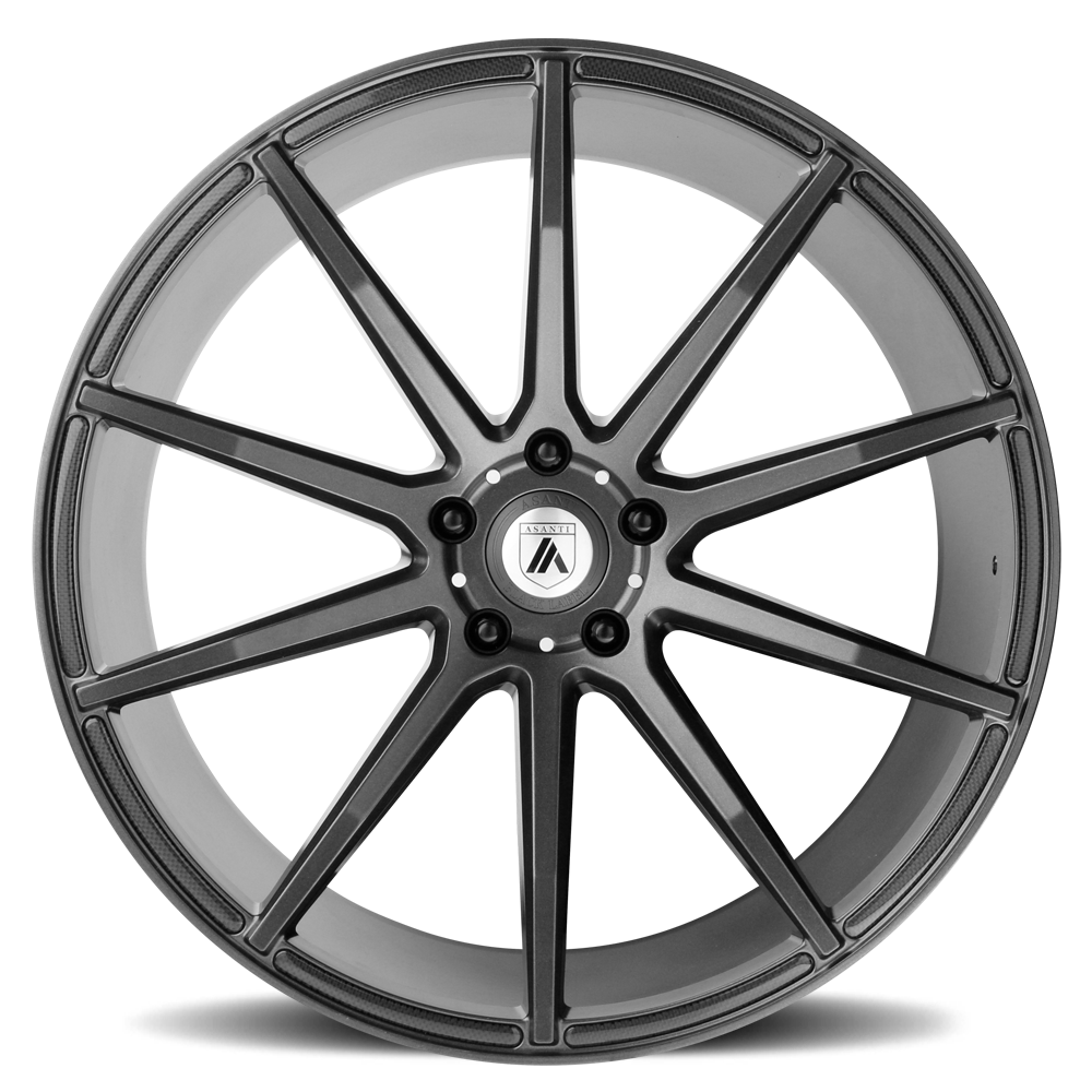 Asanti Black Label Aries 22x10.5" 5x115mm 72.6mm CB +25mm Matte Graphite