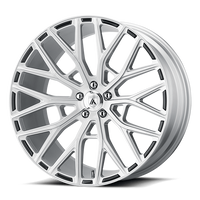 Asanti Black Label Leo 20x10.5" 5x114.3mm 72.6mm CB +38mm Brushed Silver
