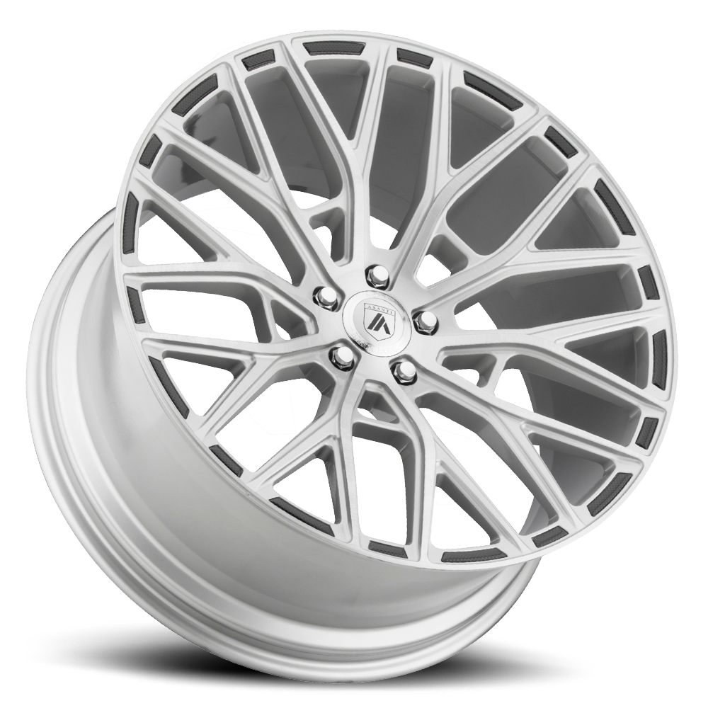 Asanti Black Label Leo 20x10.5" 5x114.3mm 72.6mm CB +38mm Brushed Silver