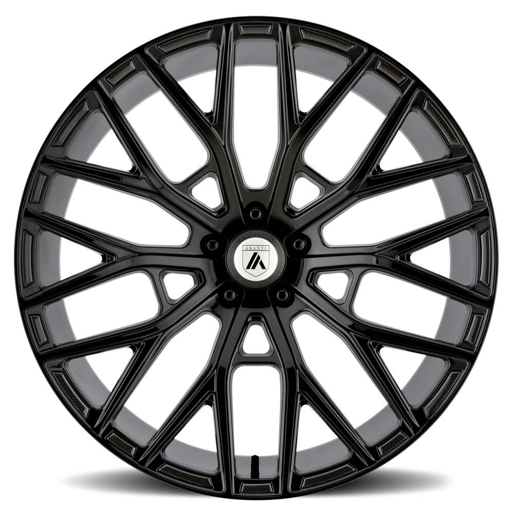 Asanti Black Label Leo 22x9" 5x112mm 72.6mm CB +32mm Gloss Black