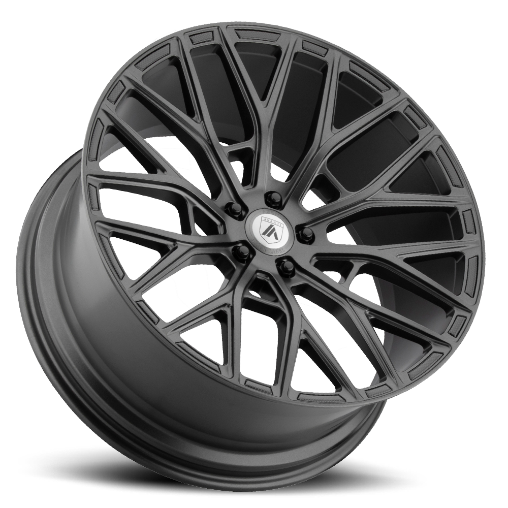 Asanti Black Label Leo 22x10.5" 5x114.3mm 72.6mm CB +35mm Matte Graphite