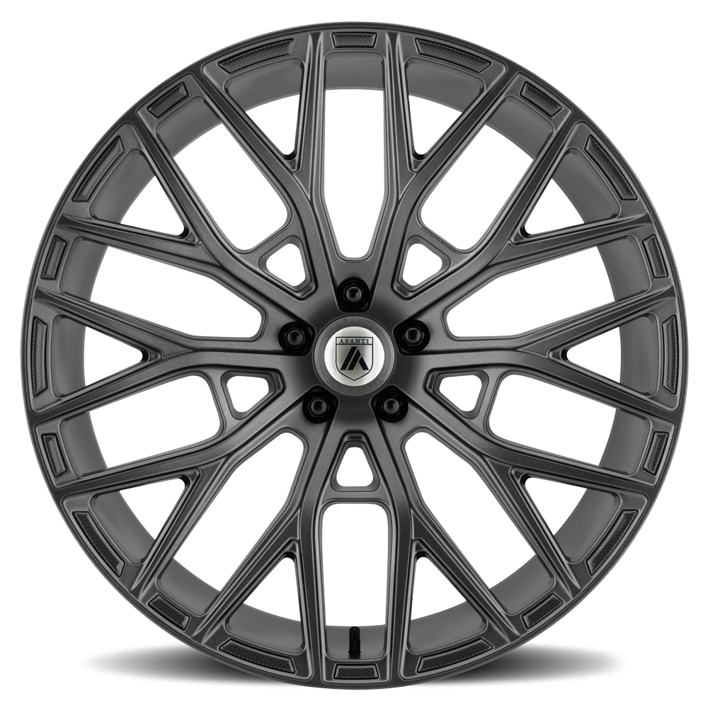 Asanti Black Label Leo 22x10.5" 5x114.3mm 72.6mm CB +35mm Matte Graphite