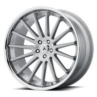 Asanti Black Label Beta 20x10.5" 5x115mm 72.6mm CB +20mm Brushed Silver Chrome Lip