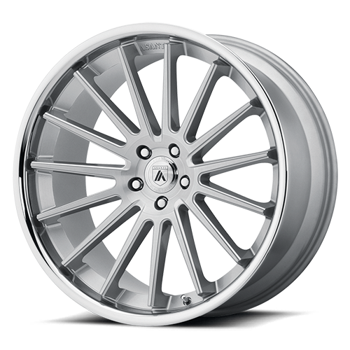 Asanti Black Label Beta 20x10.5" 5x115mm 72.6mm CB +20mm Brushed Silver Chrome Lip
