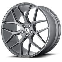 Asanti Black Label Dynasty 20x8.5" 5x112mm 72.6mm CB +38mm Brushed Titanium