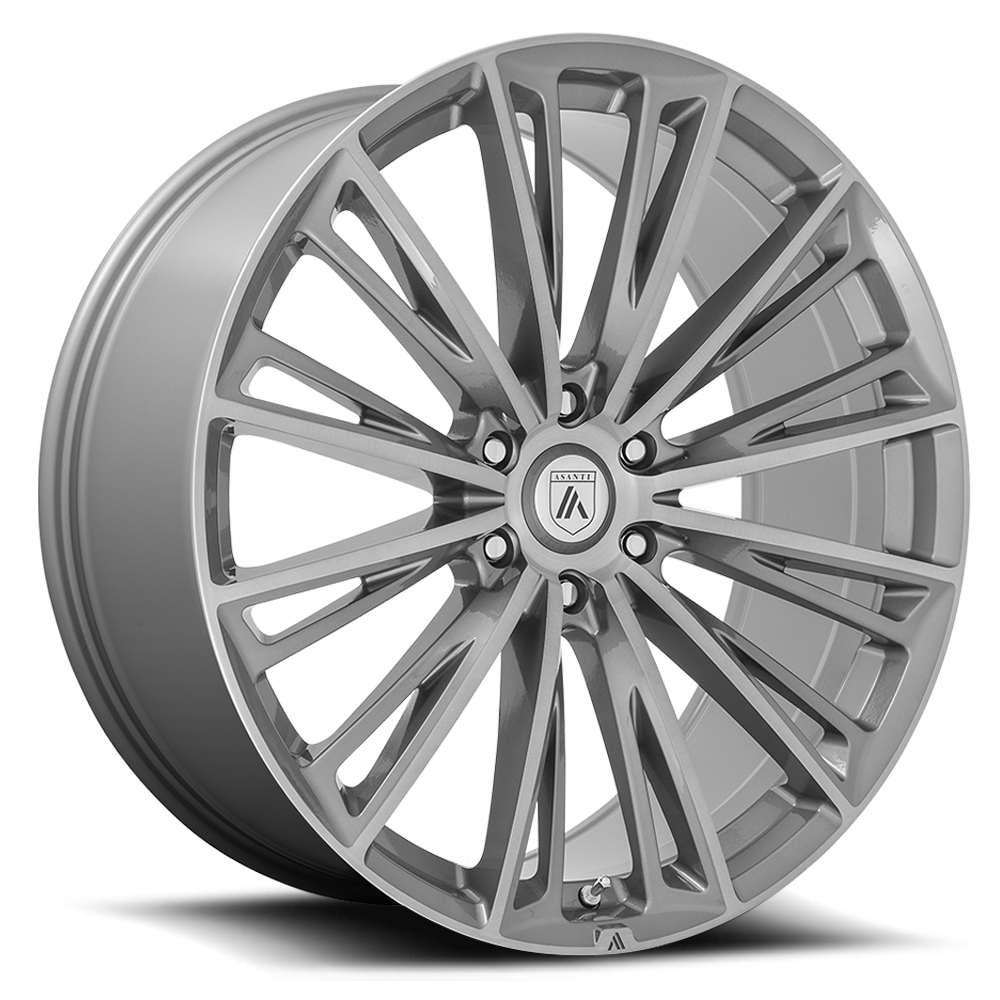 Asanti Black Label Corona Truck 20x10.5" 5x114.3mm 72.6mm CB +38mm Brushed Titanium