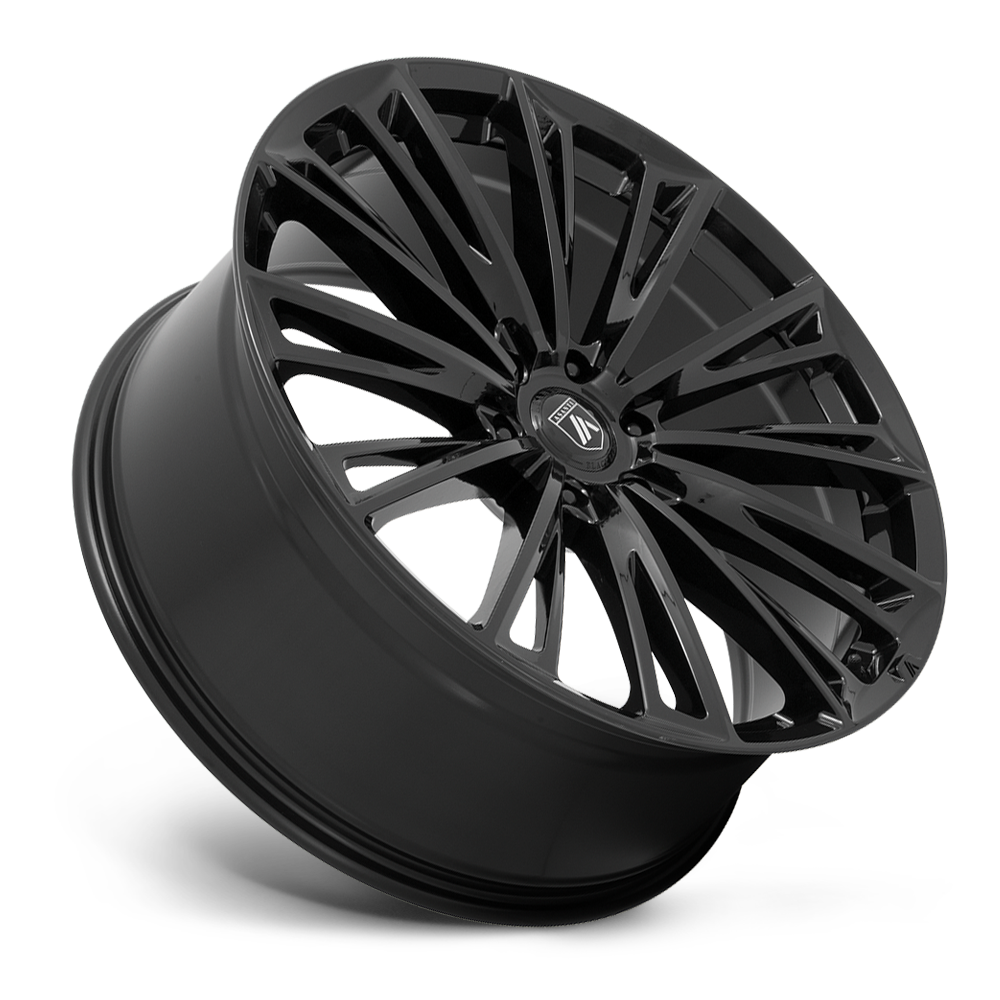 Asanti Black Label Corona Truck 22x9.5" 6x139.7mm 100.5mm CB +30mm Gloss Black