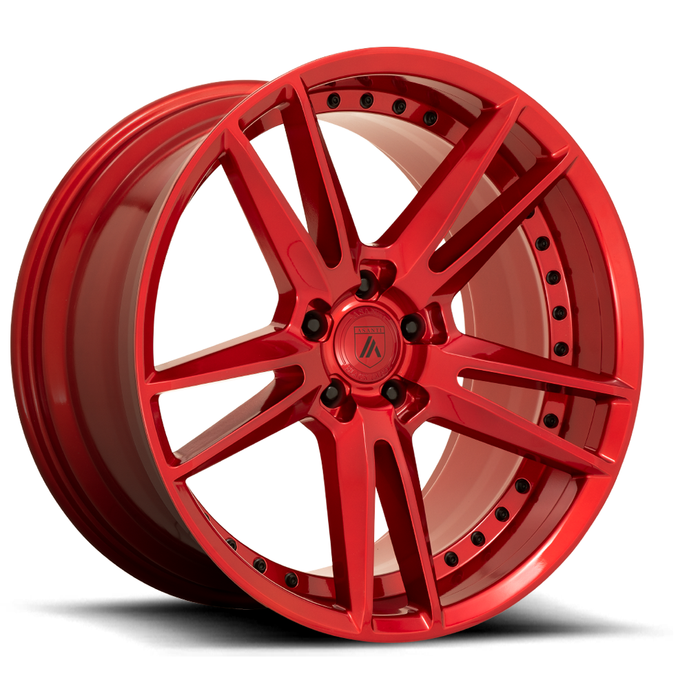 Asanti Black Label Reign 20x9" 5x115mm 72.6mm CB +15mm Candy Red