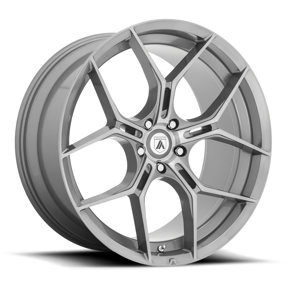Asanti Black Label Monarch 20x10.5" 5x112mm 72.56mm CB +40mm Brushed Titanium