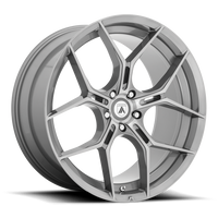 Asanti Black Label Monarch 20x10.5" 5x120mm 74.1mm CB +40mm Brushed Titanium