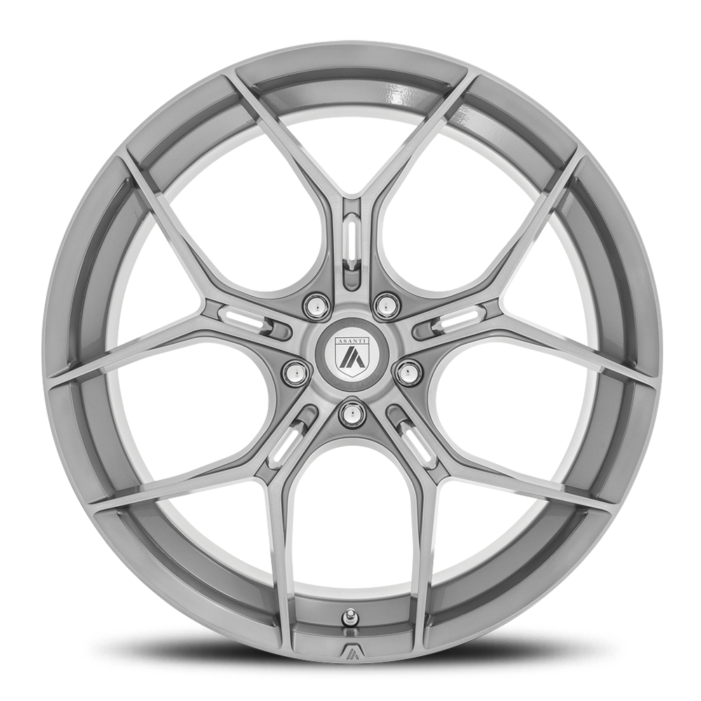Asanti Black Label Monarch 20x10.5" 5x120mm 74.1mm CB +40mm Brushed Titanium