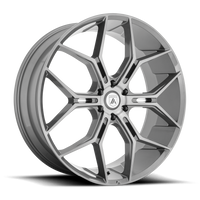 Asanti Black Label Monarch Truck 26x10" 6x135mm 87.1mm CB +35mm Brushed Titanium