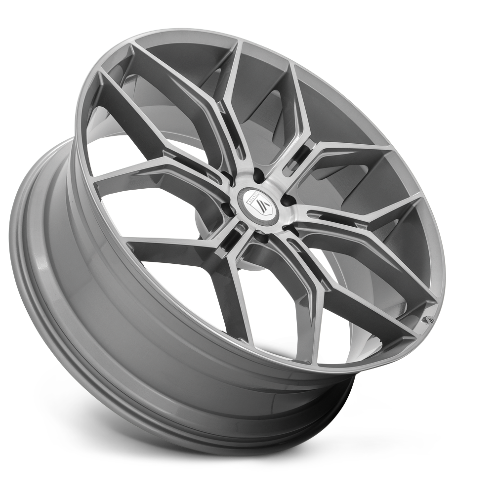 Asanti Black Label Monarch Truck 26x10" 6x135mm 87.1mm CB +35mm Brushed Titanium