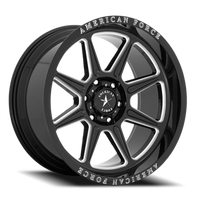 American Force AC002 Trail 20x10" 6x139.7mm 78.1mm CB -18mm Gloss Black Milled