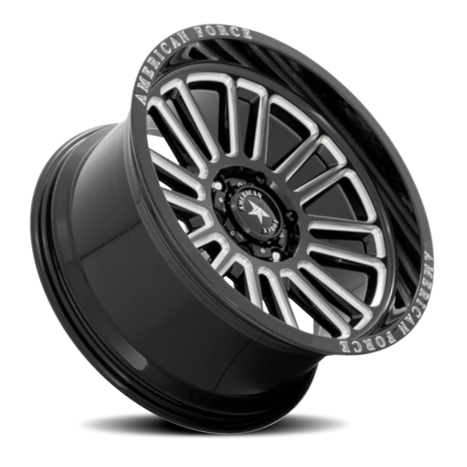 American Force AC003 Weapon 22x10" 6x135mm 87.1mm CB -18mm Gloss Black Milled