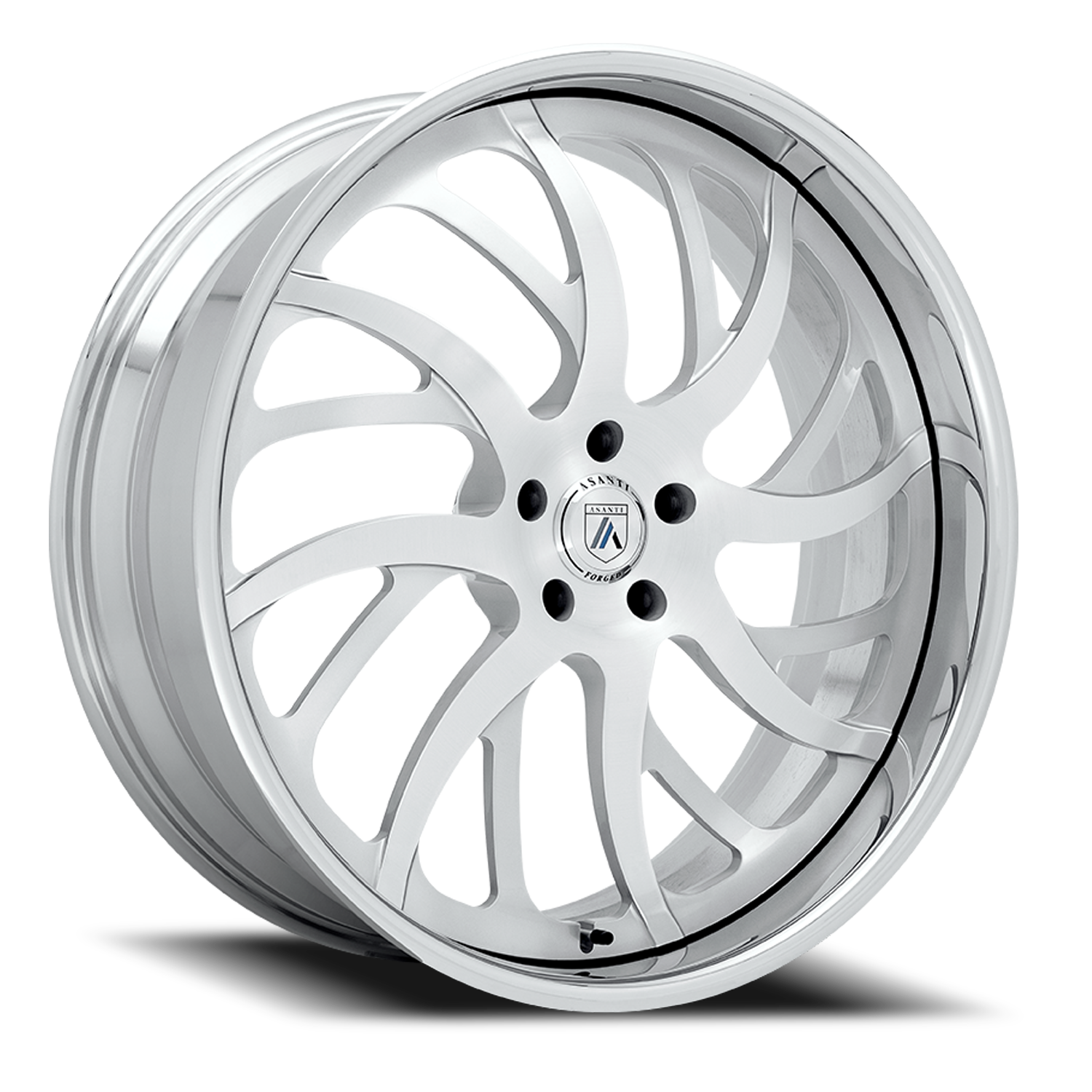 Asanti Forged AF862 24x10" 5x120.65mm 73.1mm CB -20mm Brushed Silver