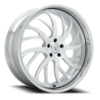Asanti Forged AF862 24x10" 5x120.65mm 73.1mm CB -20mm Brushed Silver