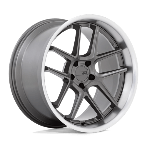 <b>American Racing Wheels</b> AR942 BISHOP -<br> Matte Gunmetal W/ Machined Lip - Wheel Warehouse