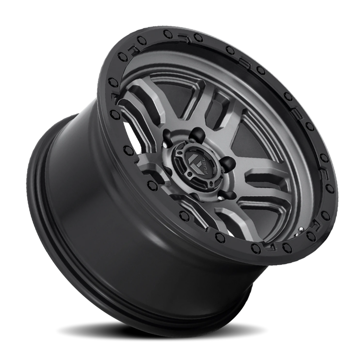 Fuel AMMO 18x9 +1 5x127mm 71.5mm Matte Gunmetal Black Bead Ring