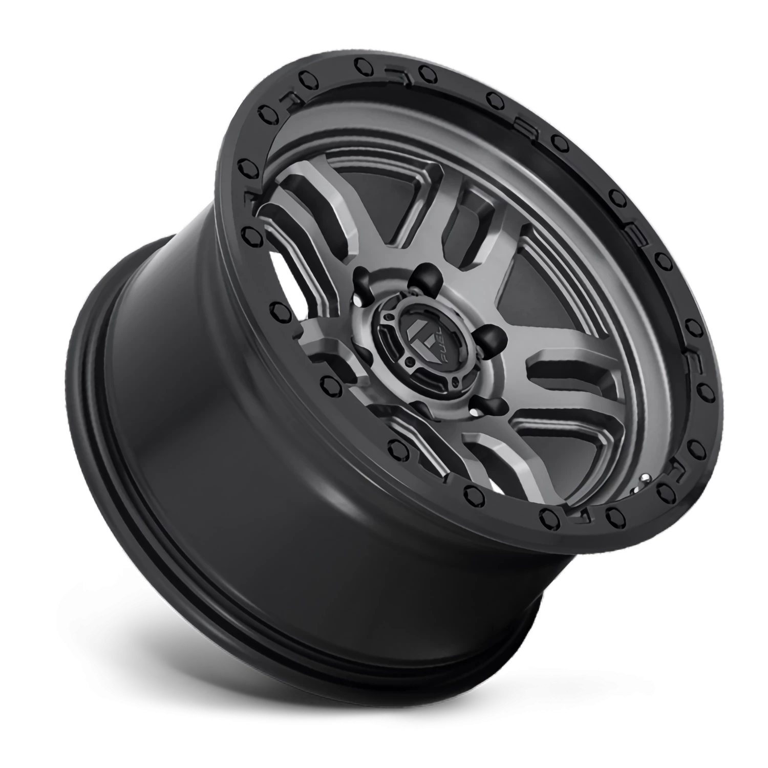 Fuel AMMO 17x9" 5x127mm 71.5mm CB -12mm Matte Gunmetal Black Bead Ring