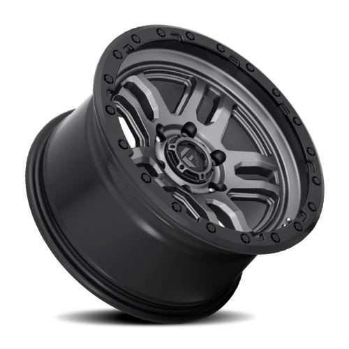 Fuel AMMO 17x9 -12 6x139.7mm 106.1mm Matte Gunmetal Black Bead Ring