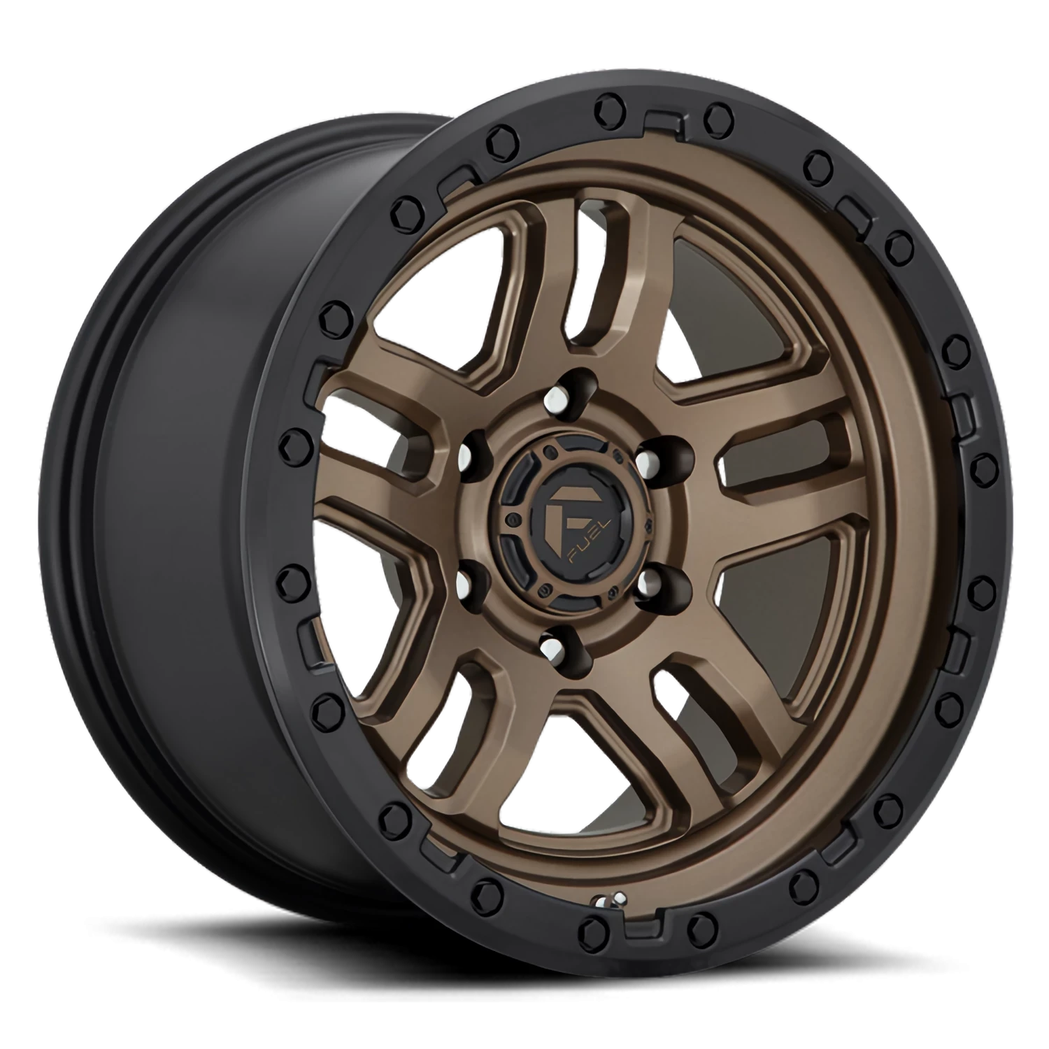 Fuel AMMO 17x9" 5x127mm 71.5mm CB -12mm Matte Bronze Black Bead Ring