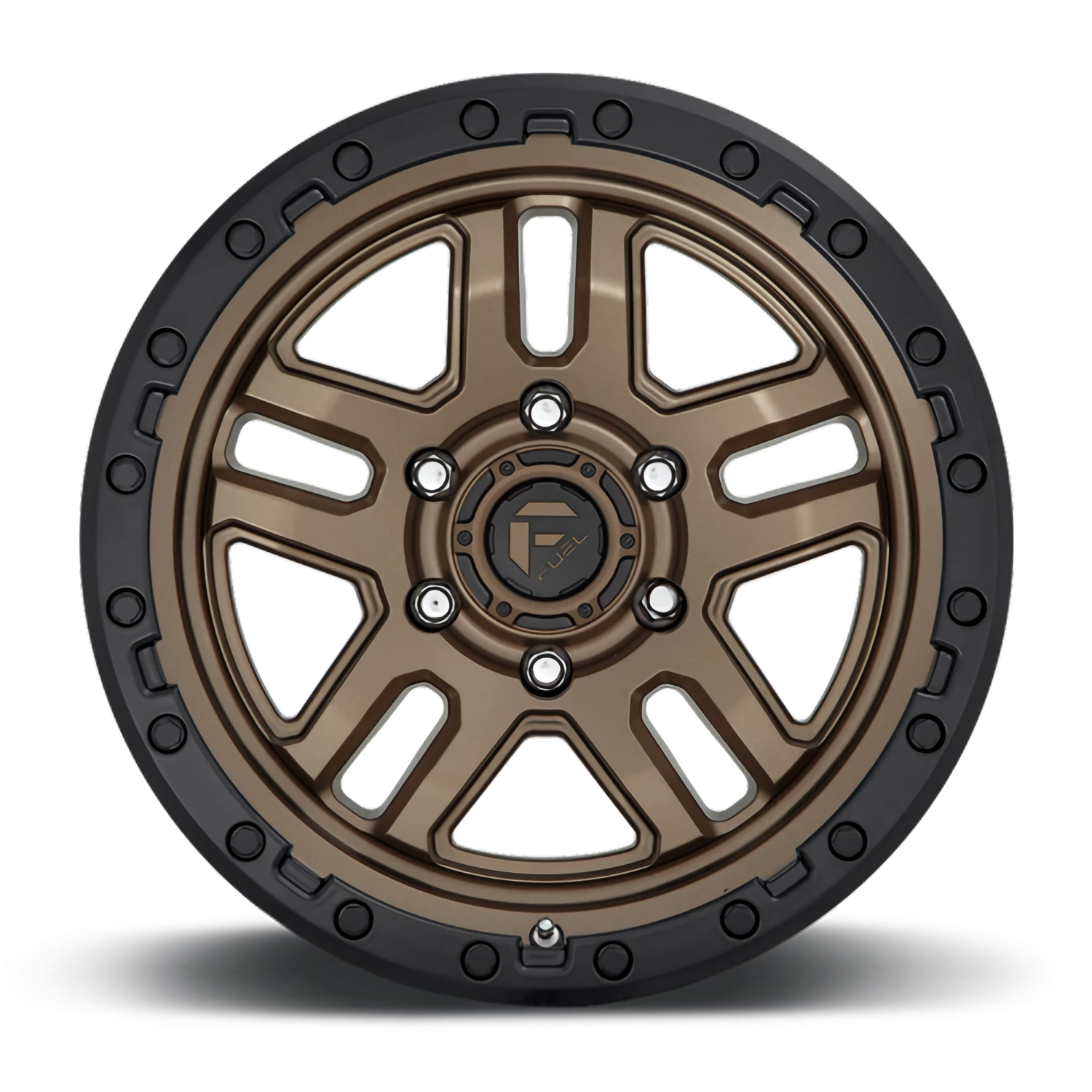 Fuel AMMO 17x9" 5x127mm 71.5mm CB -12mm Matte Bronze Black Bead Ring