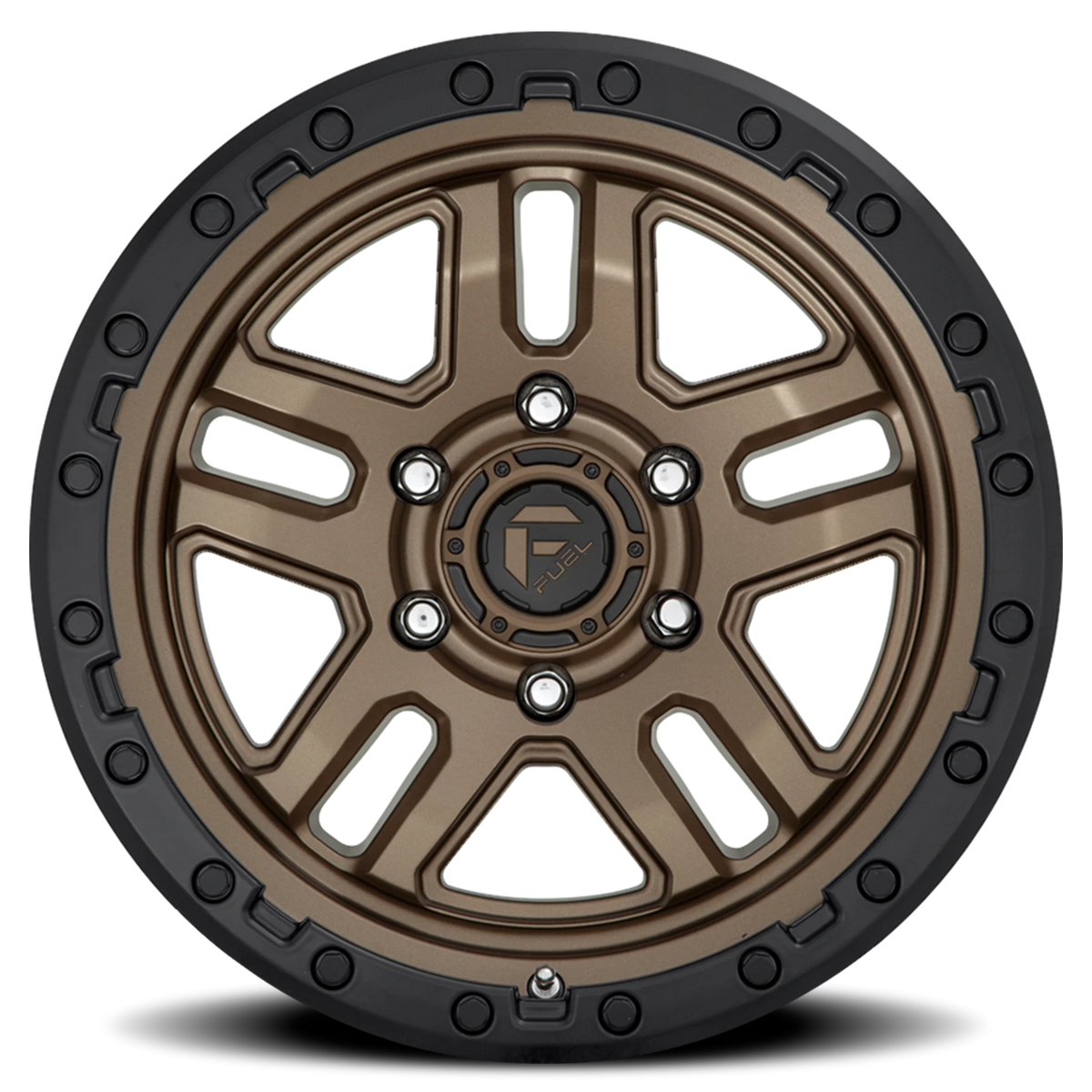 Fuel AMMO 18x9 +1 5x127mm 71.5mm Matte Bronze Black Bead Ring