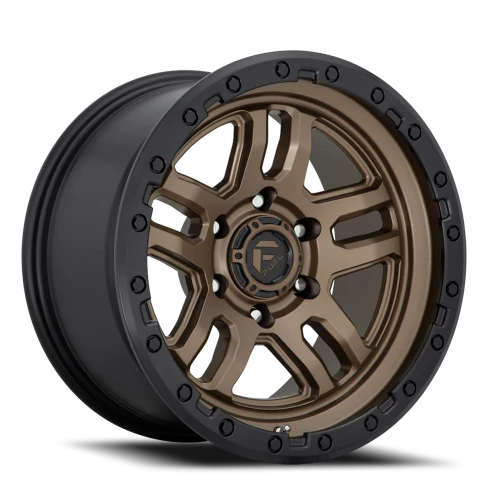 Fuel AMMO 20x9 +1 6x135mm 87.12mm Matte Bronze Black Bead Ring