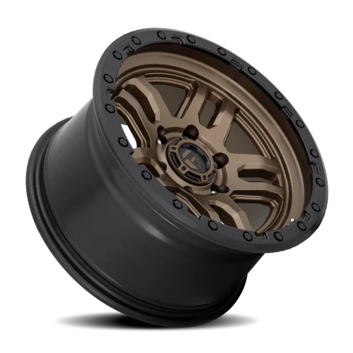 Fuel AMMO 17x9 +1 6x135mm 87.1mm Matte Bronze Black Bead Ring