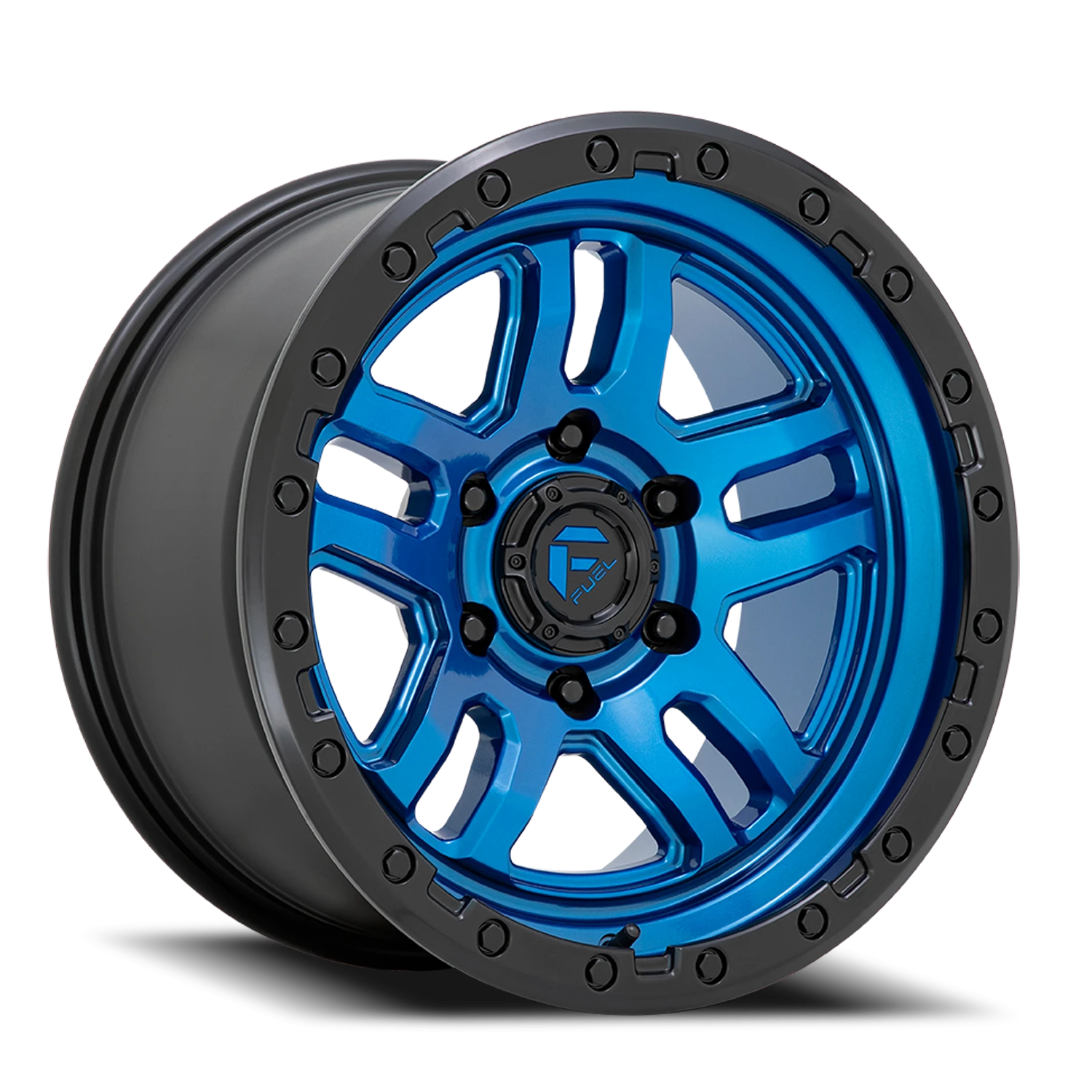 Fuel AMMO 17x9" 5x127mm 71.5mm CB -12mm Blue Black Lip