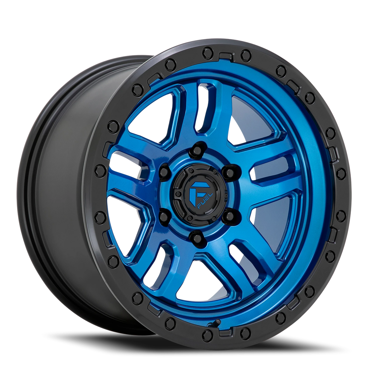 Fuel AMMO 20x10 -18 5x127mm 71.5mm Blue Black Lip