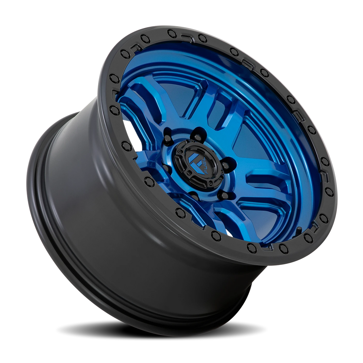 Fuel AMMO 20x10 -18 5x127mm 71.5mm Blue Black Lip