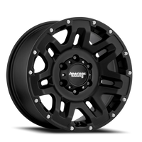 American Racing Yukon 18x8.5" 6x139.7mm 106.25mm CB +15mm Cast Iron Black