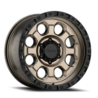 American Racing AR201 18x9" 6x139.7mm 100.5mm CB +35mm Matte Bronze Black Lip
