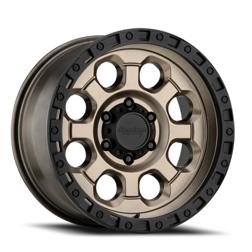 American Racing AR201 18x9" 8x170mm 125.5mm CB 0mm Matte Bronze Black Lip