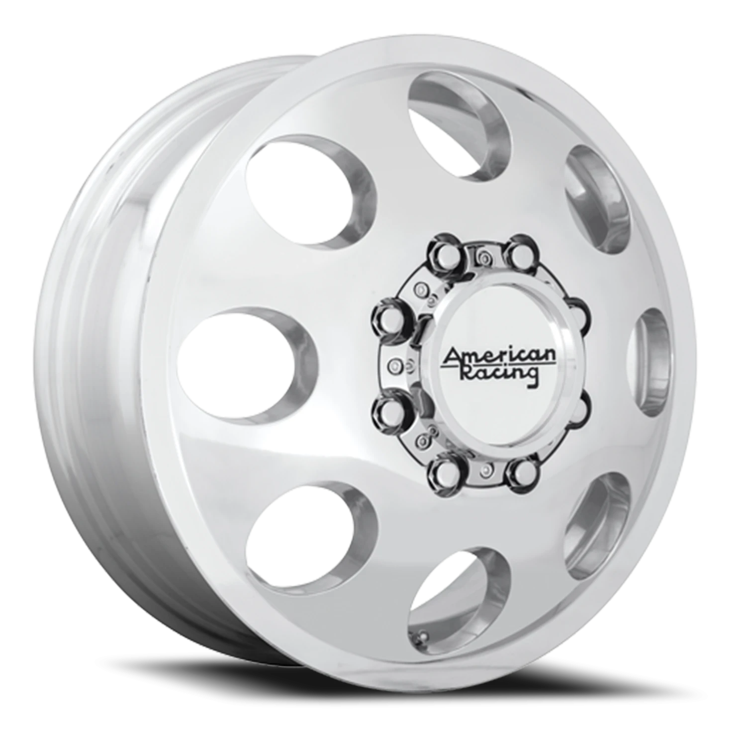 American Racing Baja Dually 17x6" 8x165.1mm 121.5mm CB +111mm Polished