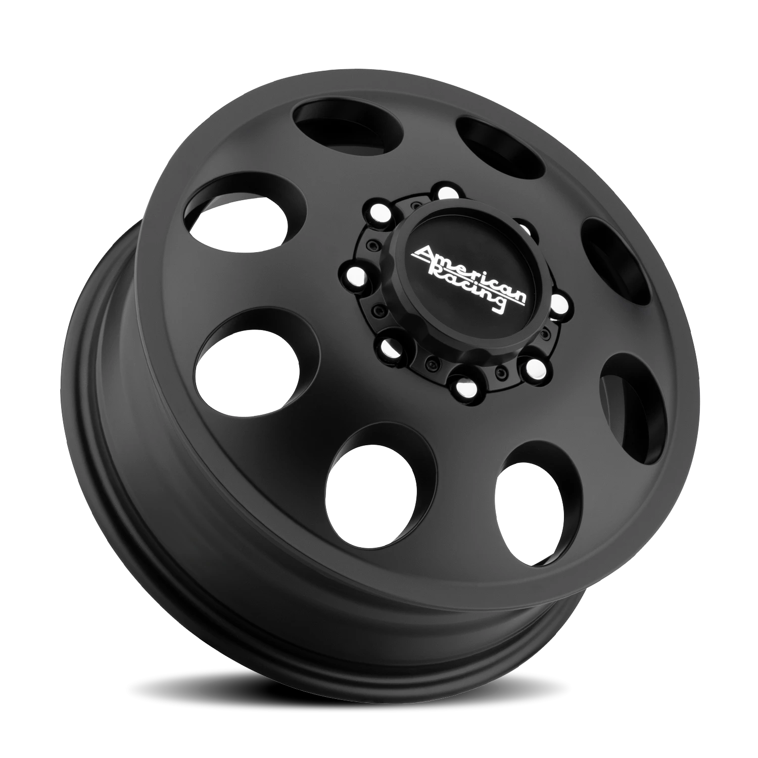 American Racing Baja Dually 16x6" 8x165.1mm 125.5mm CB +111mm Satin Black