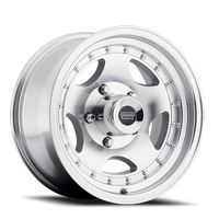 American Racing AR23 SL 15x8" 5x139.7mm 108mm CB -19mm Machined Silver Clear Coat