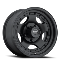 American Racing AR23 BK 16x8" 5x139.7mm 108mm CB 0mm Satin Black Clear Coat