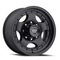 American Racing AR23 BK 16x8" 8x165.1mm 130.81mm CB 0mm Satin Black Clear Coat