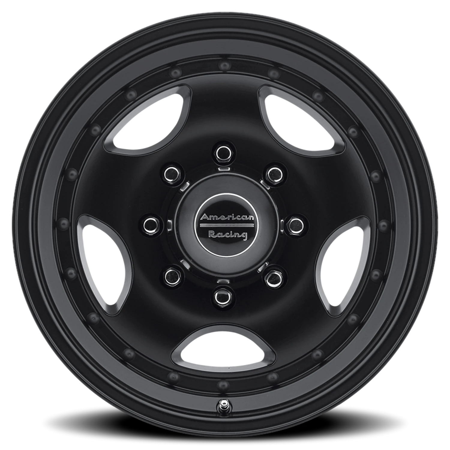 American Racing AR23 BK 16x7" 8x165.1mm 130.81mm CB -6mm Satin Black Clear Coat