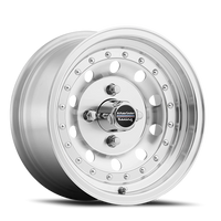 American Racing Outlaw II 14x7" 4x108mm 75.5mm CB 0mm Machined Silver Clear Coat