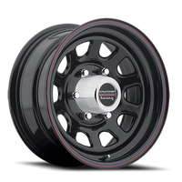 American Racing AR767 16x8" 6x139.7mm 108mm CB +12mm Gloss Black Stripes