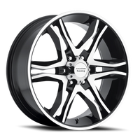 American Racing Mainline 20x8.5" 6x139.7mm 106.25mm CB +35mm Gloss Black Machined