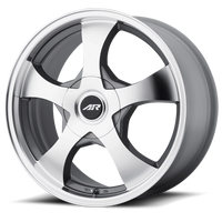 American Racing AR895 14x6" 5x100mm 72.6mm CB +35mm Dark Silver Machined Face