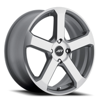 American Racing AR896 17x7.5" 5x114.3mm 72.56mm CB +45mm Dark Silver Machined Face