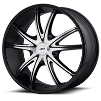 American Racing AR897 20x8.5" 5x130mm 72.56mm CB +38mm Gloss Black Machined