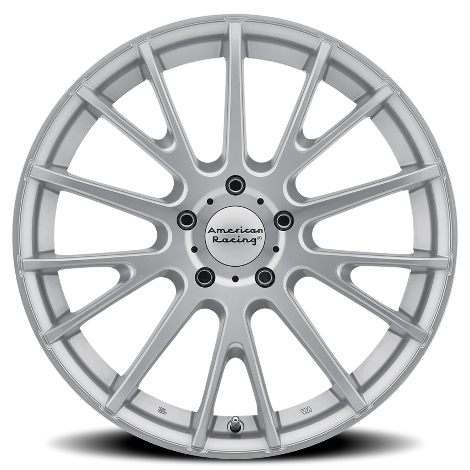 American Racing AR904 SL 16x7 +40 5x114.3mm 72.6mm Silver Machined